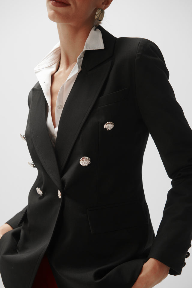 Gabri's Black Double-Breasted Blazer