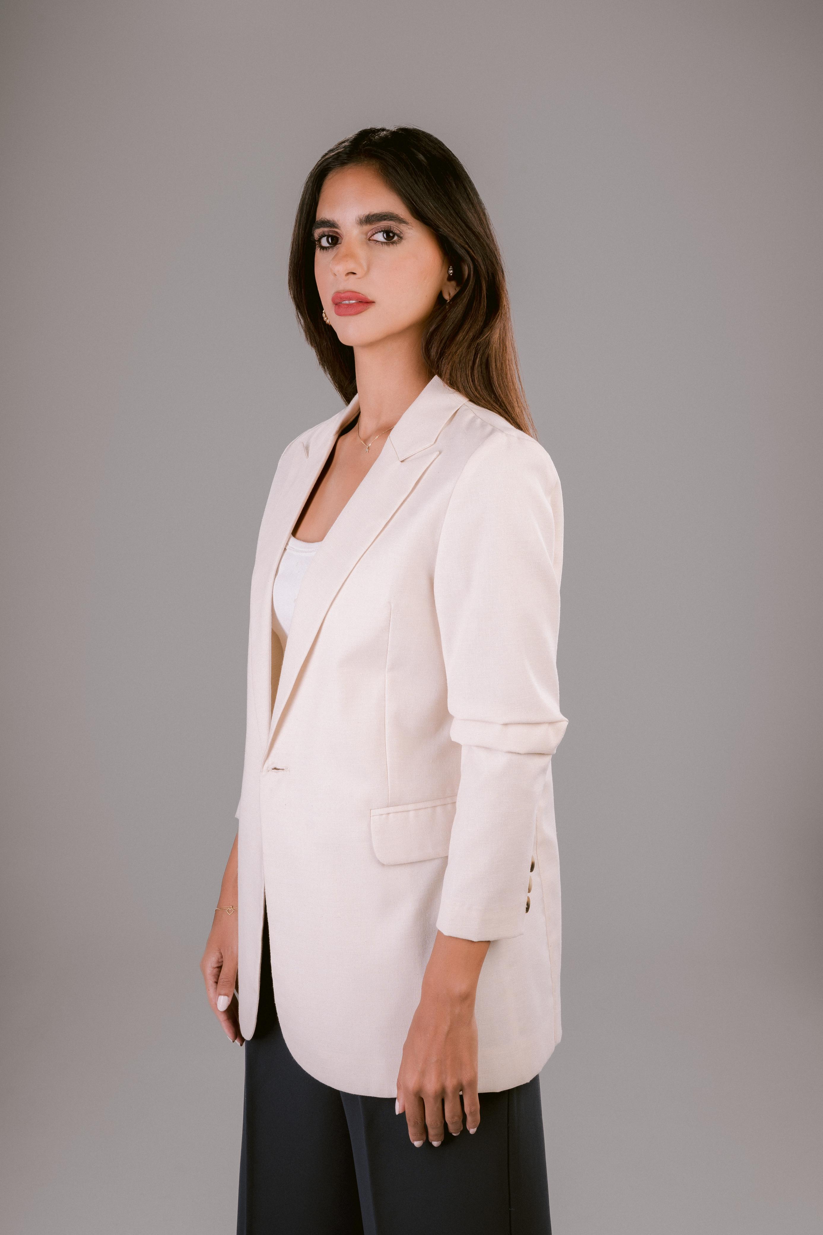 Gabri's Off-White Linen Blazer